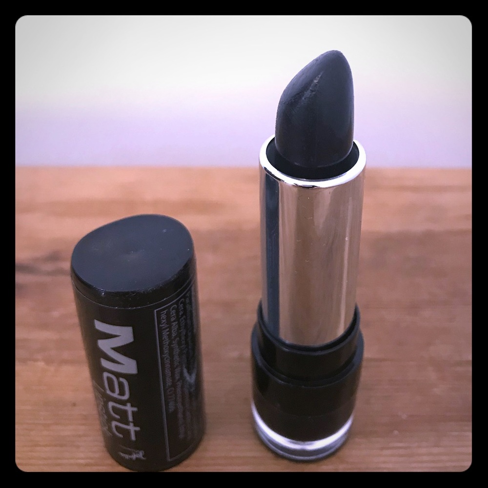 Black lipstick matt
